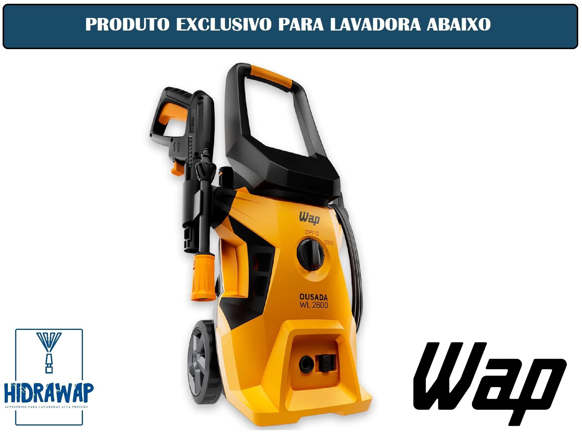 Canhão Espuma Snow Foam Wap Ousada Wl 2600 Aplicador Detergente